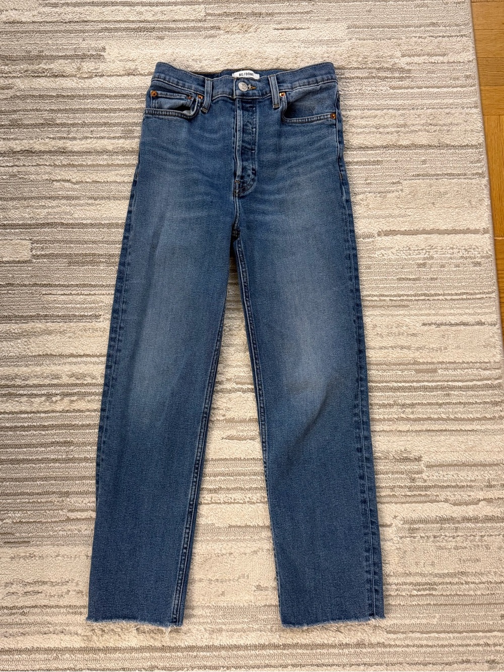 Re Done Straight Leg Jeans